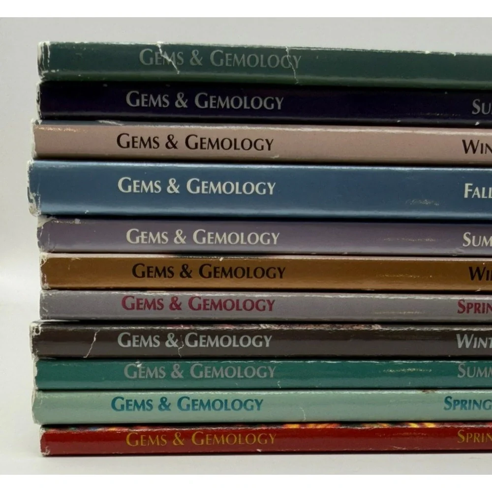 GIA Gems & Gemology Magazine Lot 11 Issues 2003-2008 Diamonds Pearls Jewelry